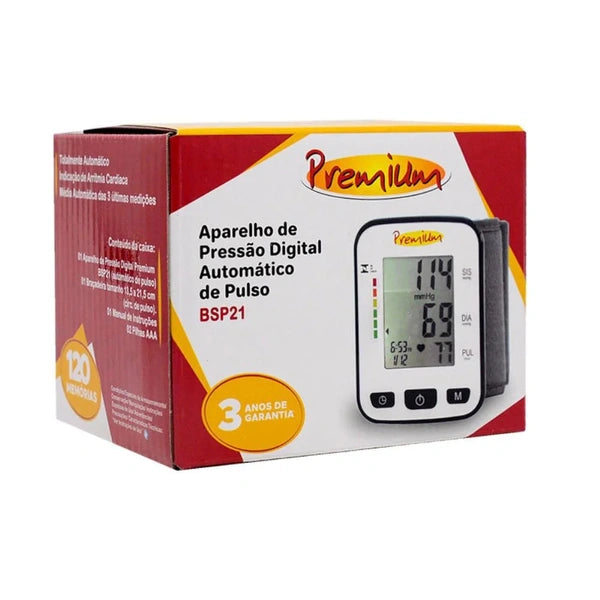 Aparelho de Pressão Digital / Automático de Pulso / B2P21 / Premium