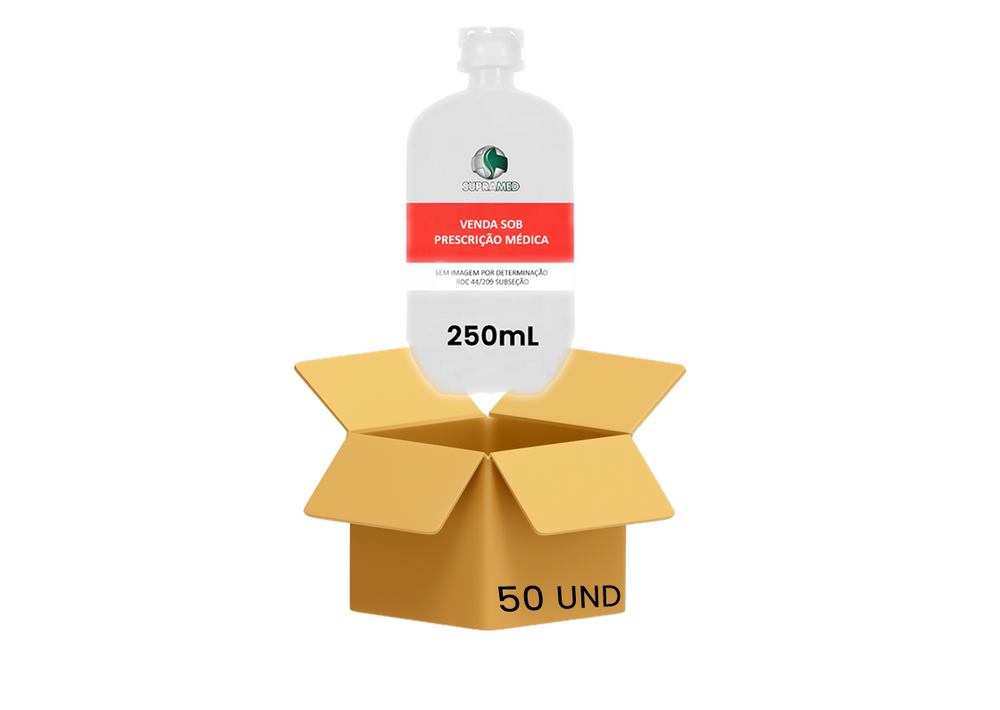 Cloreto de Sódio / 250mL 0,9% / Frasco /  50 Un. / Soro Fisiológico / FARMACE