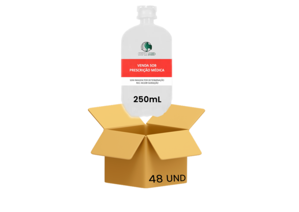 Cloreto de Sódio / 250mL 0,9% / Frasco /  48 Un. / Soro Fisiológico / FRESENIUS