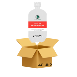 Cloreto de Sódio / 250mL 0,9% / Frasco /  40 Un. / Soro Fisiológico / EQUIPLEX