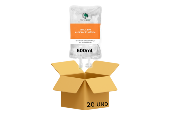 Ringer com Lactato / 500mL  / Bolsa / 20 Un. / JP FARMA