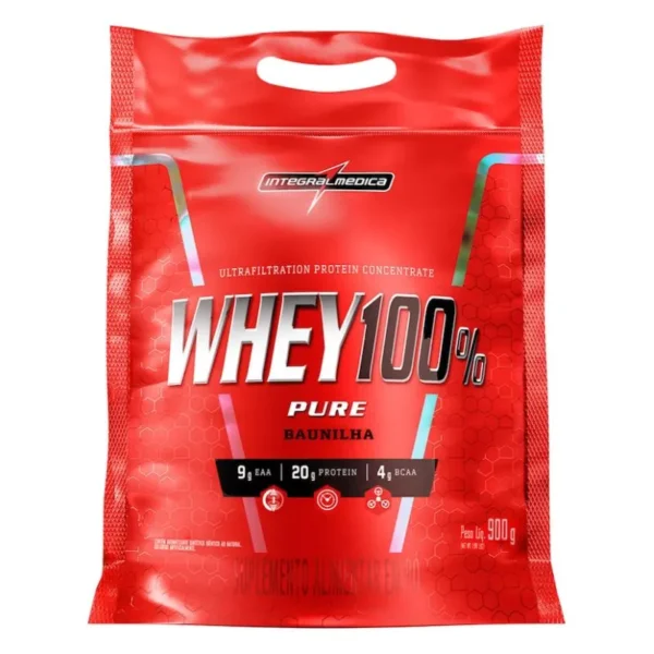 IM WHEY 100% PURE BAUNILHA 900g / Integralmedica